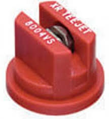 Xrc Teejet Red Acetal Stainless Steel Extended Range Flat Spray Tip Nozzle