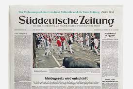 Redesign der Süddeutschen Zeitung - slanted