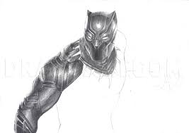 the black panther drawing tutorial