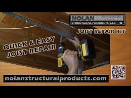 quickly repair damaged joists with the