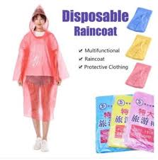 1pc Disposable Plastic Raincoat