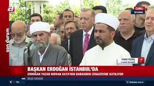 Başkan Erdoğan, Yazar Rıdvan Kaya'nın babası Hacı Nimet Kaya'nın cenazesine  katıldı | Video videosunu izle | Son Dak