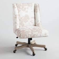 With wheels that make it easy to transport and a gas lift. Ava Upholstered Office Chair World Market
