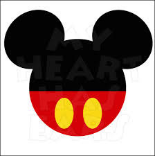Use these free images for your websites, art projects, reports, and powerpoint presentations! Original Mickey Mouse Ears Head Instant Download Digital Clip Art My Heart Has Ears Mickey Mouse Head Mickey Mouse Silhouette Mickey Mouse Outline