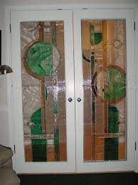 Hand Crafted Stained Glass French Door