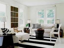 decorating with bold black and white