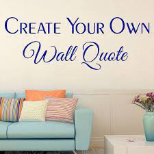 Lettering For Walls By Wall Decals Uk