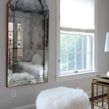 Looking Glass Arched Etched Mirror