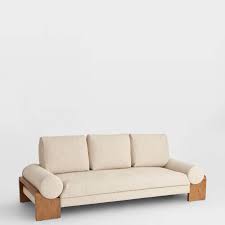 Three Seater Sofa With Cut Out Arm For