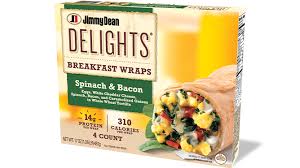 delights spinach bacon breakfast