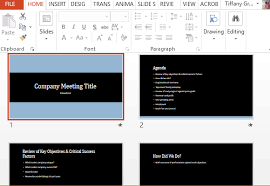 Create An Organized Meeting Agenda For Your Company Or Project Fppt