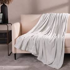 ords supersoft throw silver grey