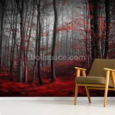 red carpet forest wall mural wallsauce ca