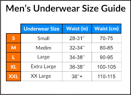 Calvin Klein Underwear Mens Size Guide