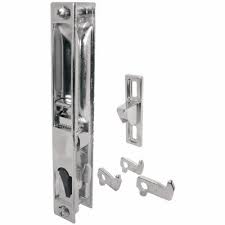 sliding glass door handle set cast