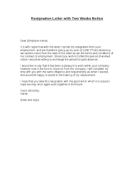 Resignation Letter 2 Week Notice Wow Com Image Results Like To