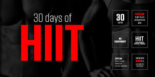 30 days of hiit is a visual no equipment fitness program designed for higher burn in a shorter period of time if you re looking for weight loss or muscle