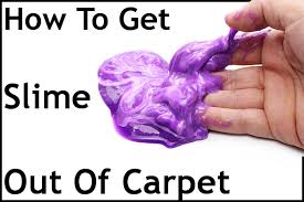 slime out of your carpet