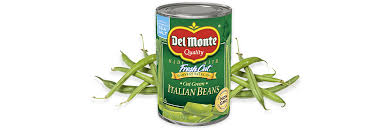 cut italian green beans del monte