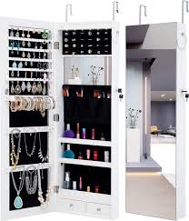 Wall Mounted Jewelry Armoire Cabinet