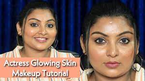 tamil actress face glow makeup tutorial