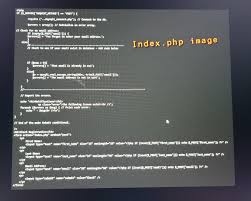 modify the index php file