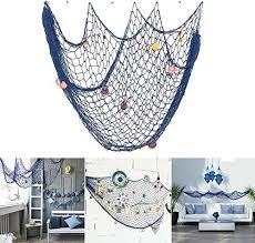 Rosoz Nautical Decorative Fishing Net