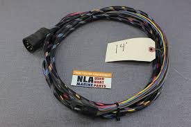 The harsh conditions along with continual up/down and right/left motion contributes to broken and frayed wires. Mercruiser 14 8 Pin Wire Wiring Harness Dash To Motor Gauges 5 7l 4 3 Nla Marine
