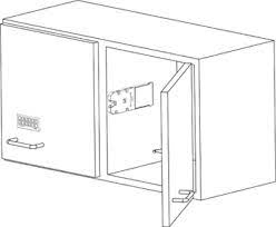 invisible cabinet locking system