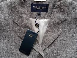 Details About Paul Costelloe Womens Usa Size 14 New Blazer Linen 100 Brown