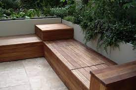 Outdoor Storage Bench Deck Bench Seating