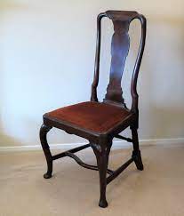 Skirting will be the same wood type as the legs; Queen Anne Period Chair Fruitwood High Curved Back Cabriole Carved Legs Ca 1710 For Sale At 1stdibs