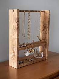 diy wooden jewelry stand erin spain