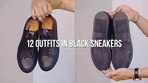12 ways to style black sneakers men s