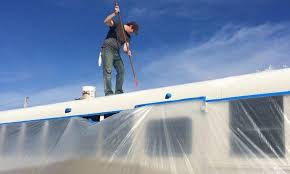 If your rv is 36 feet long, it would cost between $7,000 and $12,000 to replace the roof of your rv. 9 Best Rv Roof Coatings For Fiberglass Aluminum Rubber Etc Tinyhousedesign