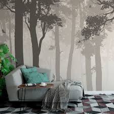 Dusky Forest And Animals Wall Murals