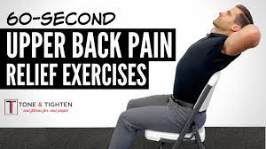 4 exercises to relieve upper back pain