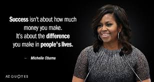 Talent and effort, combined with our various backgrounds and life experiences, has. Top 25 Quotes By Michelle Obama Of 376 A Z Quotes