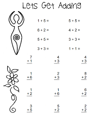 basic math worksheets little pagan acorns