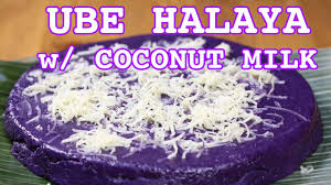 ube ha with coconut milk recipe