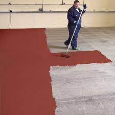 Nice and neutral painted floors. Watco Matt Concrete Floor Paint Watco