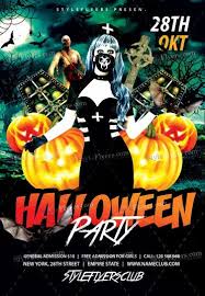 Halloween Party Psd Flyer Template
