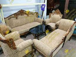 brown maharaja sofa set at rs 25000 set