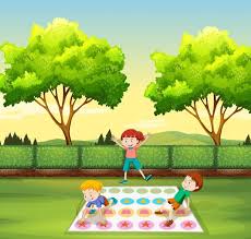 Download Children Playing Twister In The Park for free | Vector photo,  Graphic resources, Vector free