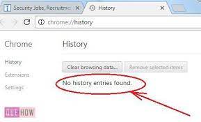 how to recover deleted history on