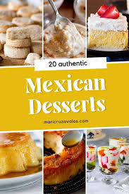 20 authentic mexican desserts