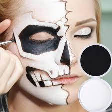 skeleton face makeup temu