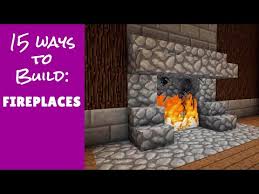 Fireplace Designs And Ideas Minecraft