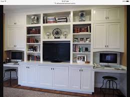 From rustic wood to glossy. Wall Unit With Tv And Workstation Living Room Wall Units Desk Wall Unit Living Room Built Ins