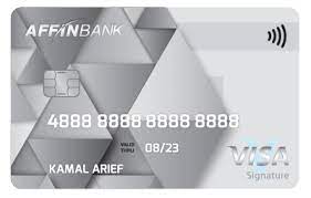 You could pay no interest on your credit card debts more at least 12 months. Affin Bank Visa Signature Credit Card